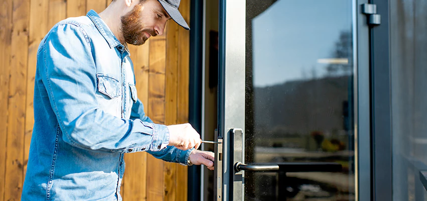 Frameless Glass Storefront Door Locks Replacement in East Hemet, CA